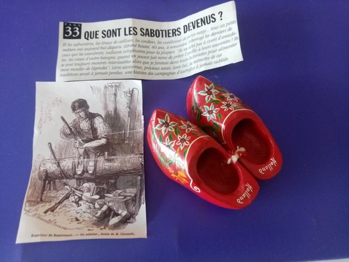 Miniature une paire sabots - miniature,