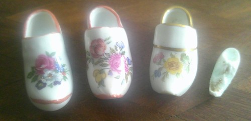 Lot sabots miniature - de,
